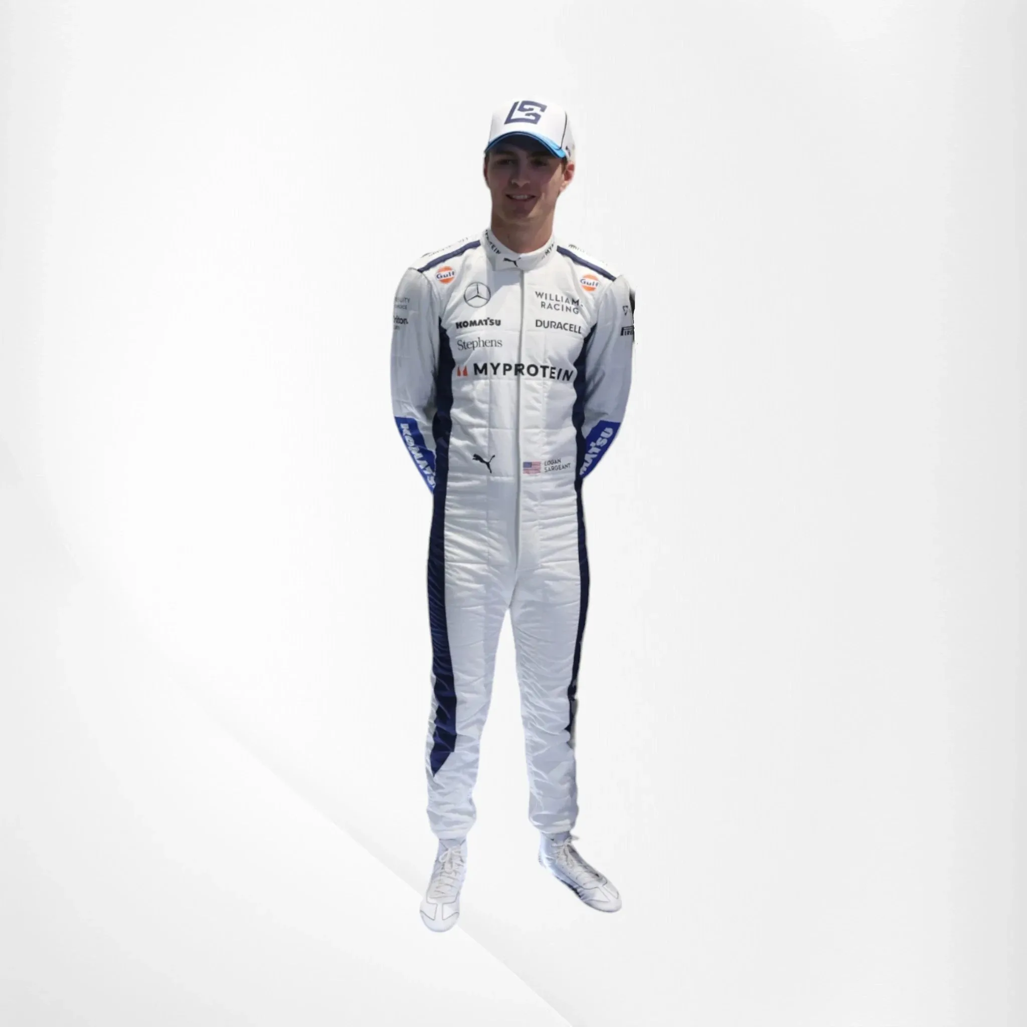 2024 Logan Sargeant Signature Williams F1 Team Competition Suit