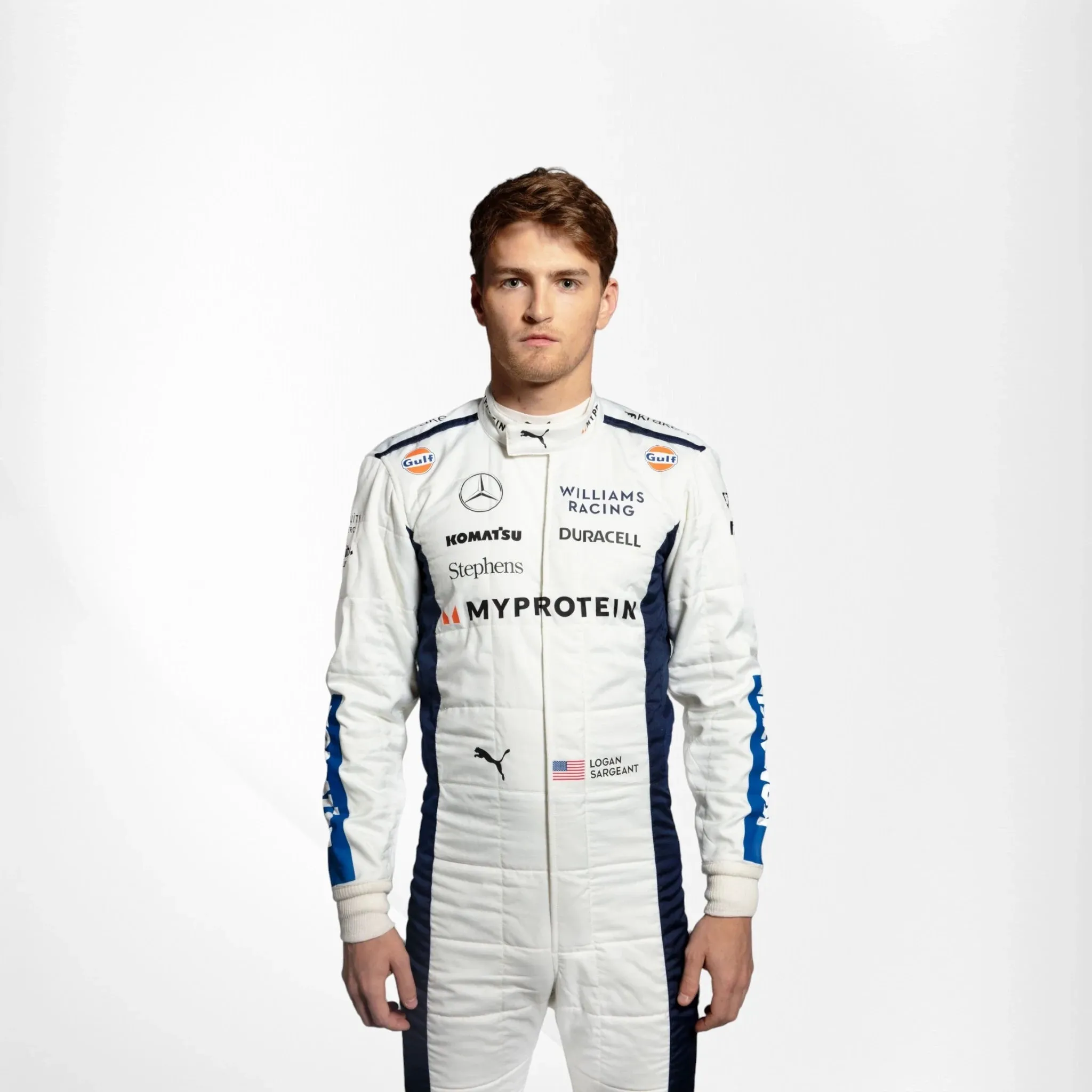 2024 Logan Sargeant Signature Williams F1 Team Competition Suit