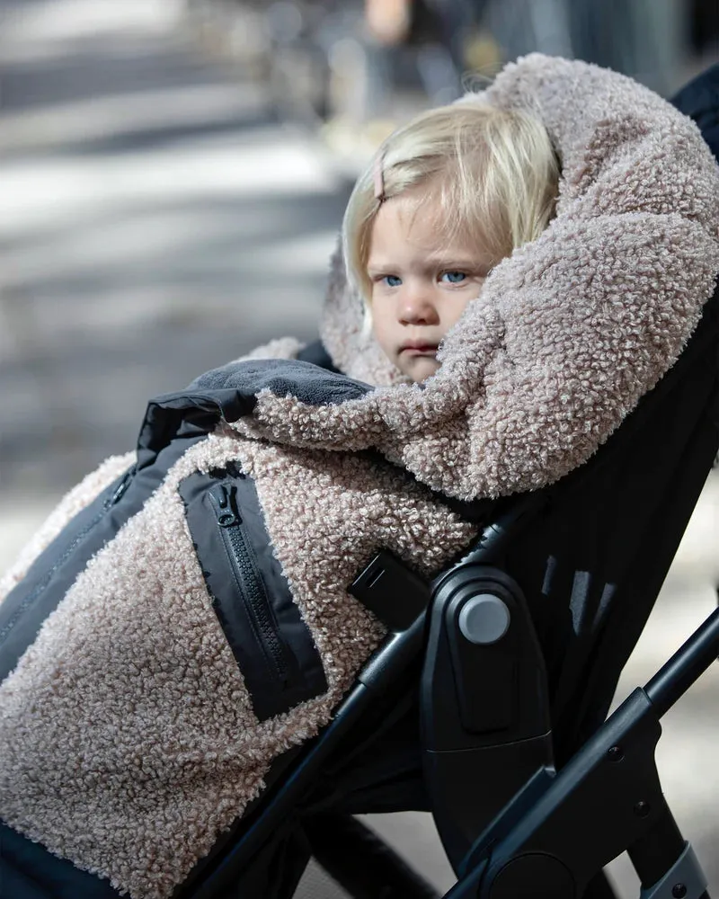 >7 A.M. Enfant Blanket 212 Evolution TEDDY APPLIQUÉ - Oatmeal Smokey (6M-4T)