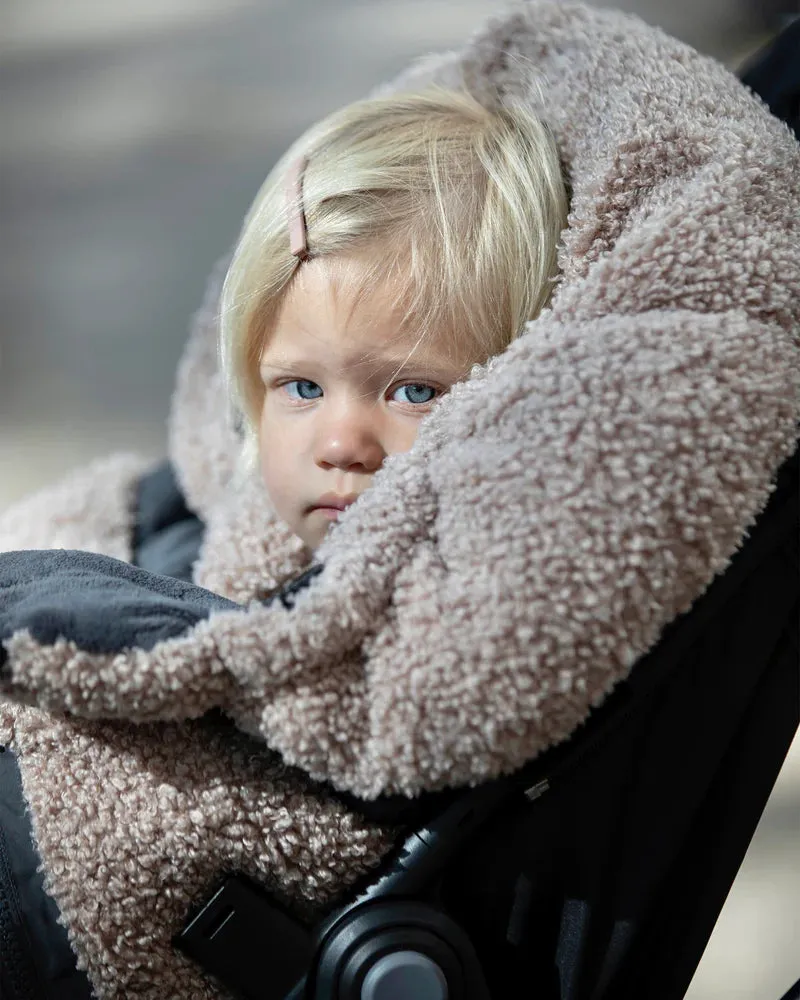 >7 A.M. Enfant Blanket 212 Evolution TEDDY APPLIQUÉ - Oatmeal Smokey (6M-4T)